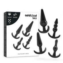 ADDICTED TOYS - CONJUNTO 4 PLUGS ANAIS - Sexshoptuga  Sexshoptuga 