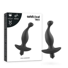 ADDICTED TOYS - MASSAGER ANAL COM VIBRATIONMODEL PRETO 1 - Sexshoptuga  Sexshoptuga 