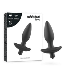 ADDICTED TOYS - MASSAGER PLUG ANAL COM VIBRAO PRETO - Sexshoptuga  Sexshoptuga 