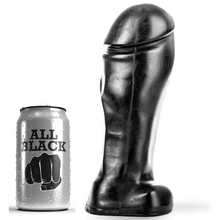 ALL BLACK - DONG 22 CM DE DEDO LARGO - Sexshoptuga  Sexshoptuga 