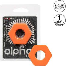 CALEXOTICS - ALPHA ANEL PROLONG SEXAGON LARANJA - Sexshoptuga  Sexshoptuga 