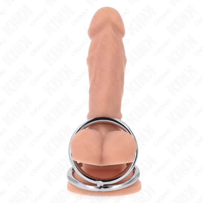 KINK - ANEL DE PÊNIS TRIPLO DE METAL CROMADO 3,8 CM A 5 CM MODELO 2 - Sexshoptuga 