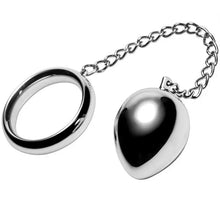 METAL HARD - ANEL DE GALO 40MM + CORRENTE COM BOLA DE METAL - Sexshoptuga  Sexshoptuga 