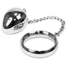 METAL HARD - ANEL DE GALO 45MM + CORRENTE COM BOLA DE METAL - Sexshoptuga  Sexshoptuga 