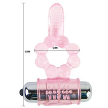 BAILE - ANEL DE SILICONE 10 RITMOS DE LÍNGUA COM VIBRAO ROSA - Sexshoptuga  Sexshoptuga 