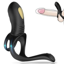 ARMONY - JOY JUMPER RING VIBRADOR PARA CASAIS E PLUG ANAL PRETO - Sexshoptuga  Sexshoptuga 