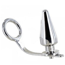 METAL HARD - ANEL DE AO COM PLUG ANAL 80 X 55 MM - Sexshoptuga  Sexshoptuga 