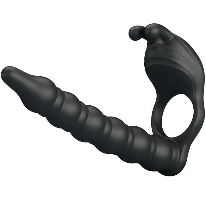 PRETTY LOVE - BLACKNEY ANÉIS PARA PÊNIS COM PLUG VIBRADOR - Sexshoptuga 