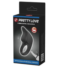 PRETTY LOVE - ANEL PARA PÉNIS VIBRANTE SUSANNA PRETO - Sexshoptuga  Sexshoptuga 