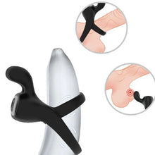 ARMONY - ANEL VIBRADOR COELHO PRETO - Sexshoptuga  Sexshoptuga 