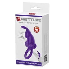 PRETTY LOVE - ANEL VIBRADOR I COELHO PARA PÊNIS ROXO - Sexshoptuga  Sexshoptuga 