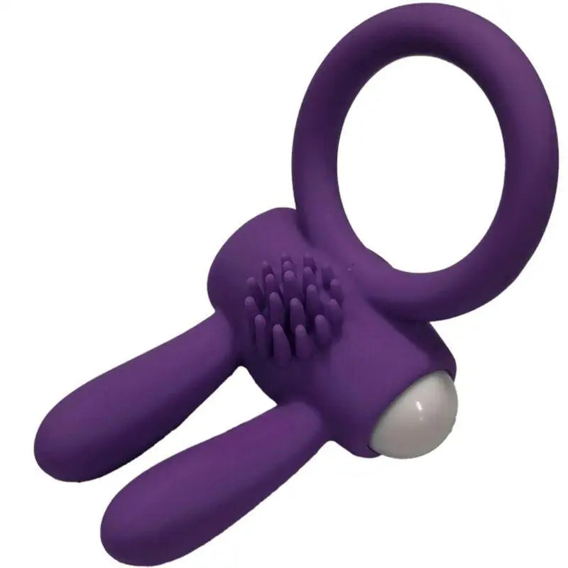 ARMONY - MR BUNNY ANEL VIBRADOR SILICONE ROXO - Sexshoptuga 