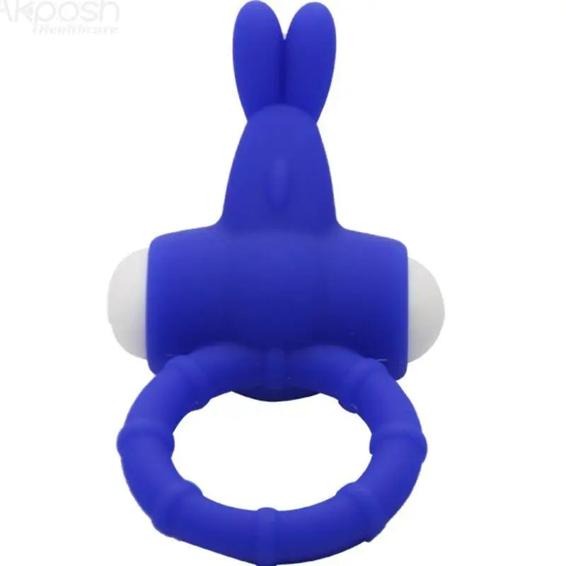 ARMONY - MS BUNNY ANEL VIBRADOR SILICONE AZUL - Sexshoptuga 