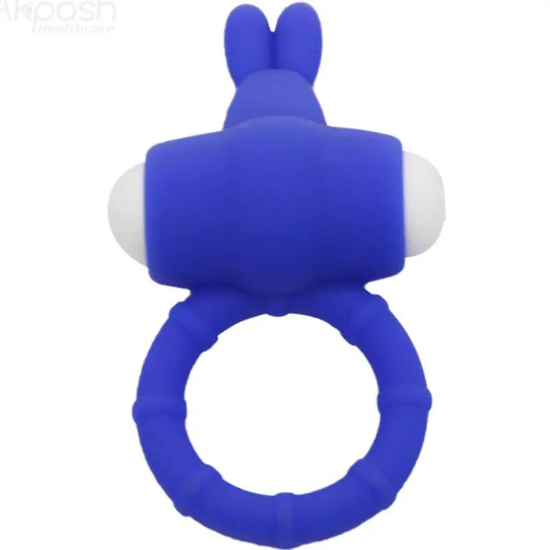 ARMONY - MS BUNNY ANEL VIBRADOR SILICONE AZUL - Sexshoptuga 