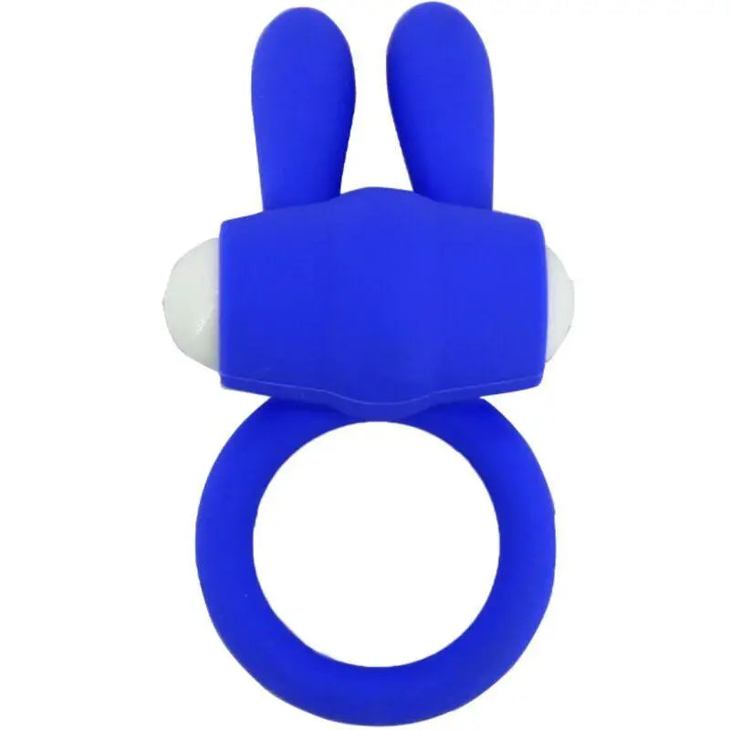 ARMONY - MR BUNNY ANEL VIBRADOR SILICONE AZUL - Sexshoptuga 