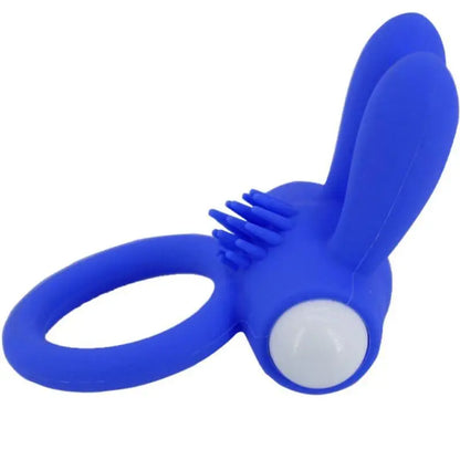 ARMONY - MR BUNNY ANEL VIBRADOR SILICONE AZUL - Sexshoptuga 