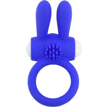 ARMONY - MR BUNNY ANEL VIBRADOR SILICONE AZUL - Sexshoptuga  Sexshoptuga 