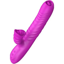 ARMONY - ANGELIA VIBRADOR MULTIFUNO LÍNGUA DUPLA EFEITO DE CALOR VIOLETA - Sexshoptuga  Sexshoptuga 