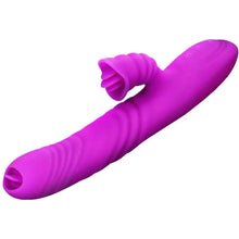 ARMONY - ANGELIA VIBRADOR MULTIFUNO LÍNGUA DUPLA EFEITO DE CALOR VIOLETA - Sexshoptuga  Sexshoptuga 