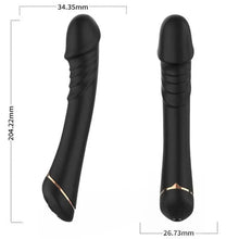 ARMONY - DILDO VIBRADOR SILICONE PRETO - Sexshoptuga  Sexshoptuga 