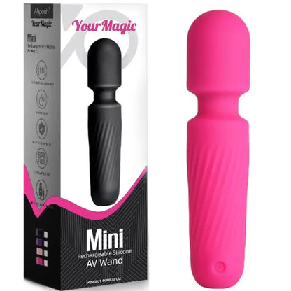 ARMONY - YOUR MAGIC MASSAGER E VIBRADOR RECARREGÁVEL 10 VIBRAÇÕES ROSA - Sexshoptuga 