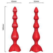 ARMONY - PAGODE VIBRADOR ROSA E PLUG ANAL VERMELHO - Sexshoptuga  Sexshoptuga 