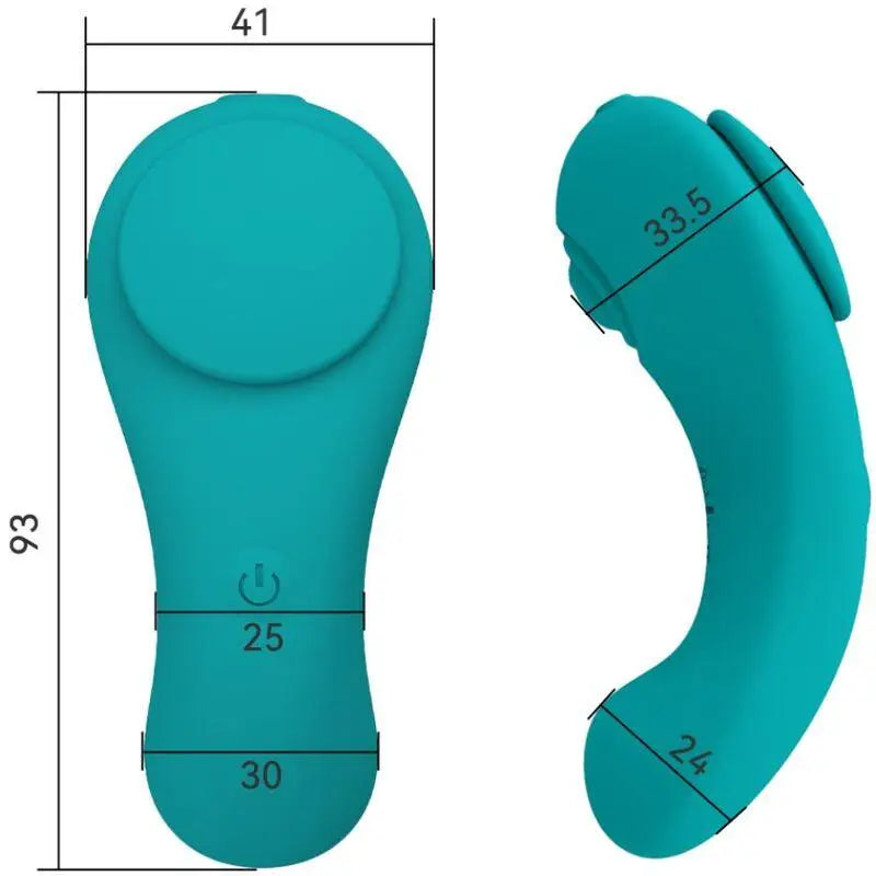 ARMONY - PLEASURE PANTY VIBRADOR CONTROLE REMOTO 3 VELOCIDADES VERDE - Sexshoptuga 