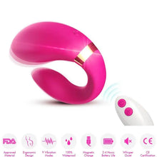 ARMONY - VIBRADOR CRESCENTE PARA CASAIS CONTROLE REMOTO FÚCSIA - Sexshoptuga  Sexshoptuga 