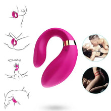 ARMONY - VIBRADOR CRESCENTE PARA CASAIS CONTROLE REMOTO FÚCSIA - Sexshoptuga  Sexshoptuga 