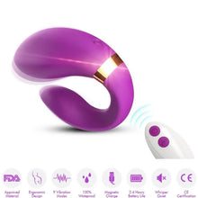 ARMONY - VIBRADOR CRESCENTE PARA CASAIS COM CONTROLE REMOTO ROXO - Sexshoptuga  Sexshoptuga 