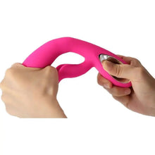 ARMONY - VIBRADOR DARO E ESTIMULADOR DE ANEL DE PUXAO FÚCSIA - Sexshoptuga  Sexshoptuga 