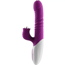 ARMONY - VIBRADOR DE LÍNGUA DUPLA E EFEITO DE CALOR VIOLETA DE EMPURRO - Sexshoptuga  Sexshoptuga 