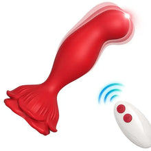 ARMONY - VIBRADOR ROSA E PLUG ANAL CONTROLE REMOTO VERMELHO - Sexshoptuga  Sexshoptuga 