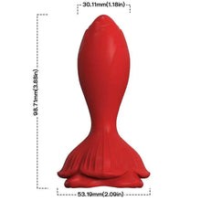 ARMONY - VIBRADOR ROSA E PLUG ANAL PEQUENO CONTROLE REMOTO VERMELHO - Sexshoptuga  Sexshoptuga 