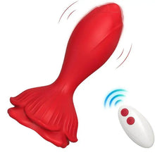 ARMONY - VIBRADOR ROSA E PLUG ANAL PEQUENO CONTROLE REMOTO VERMELHO - Sexshoptuga  Sexshoptuga 