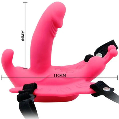 BAILE - ARNÊS DE BORBOLETA VIBRANTE ULTRA APAIXONADO - Sexshoptuga 