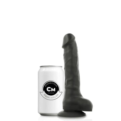 COCK MILLER - ARNÊS + DENSIDADE DE SILICONE ARTICULVEL COCKSIL PRETO 18 CM - Sexshoptuga 