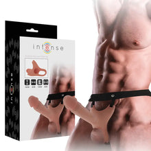 INTENSE - ARNÊS OCO COM DILDO DE SILICONE 16 X 3,5 CM - Sexshoptuga  Sexshoptuga 