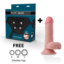 ROCKARMY - ARNÊS + PANZER DUPLA DENSIDADE 17 CM -O- 4.46 CM - Sexshoptuga  Sexshoptuga 