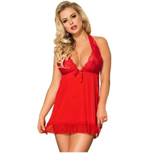 SUBBLIME - BABYDOLL MOTIVOS FLORAIS BONECA VERMELHA EM SEIOS S / M - Sexshoptuga  Sexshoptuga 