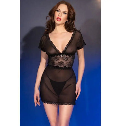 CHILIROSE - CR 4830 BABYDOLL PRETO M - Sexshoptuga 