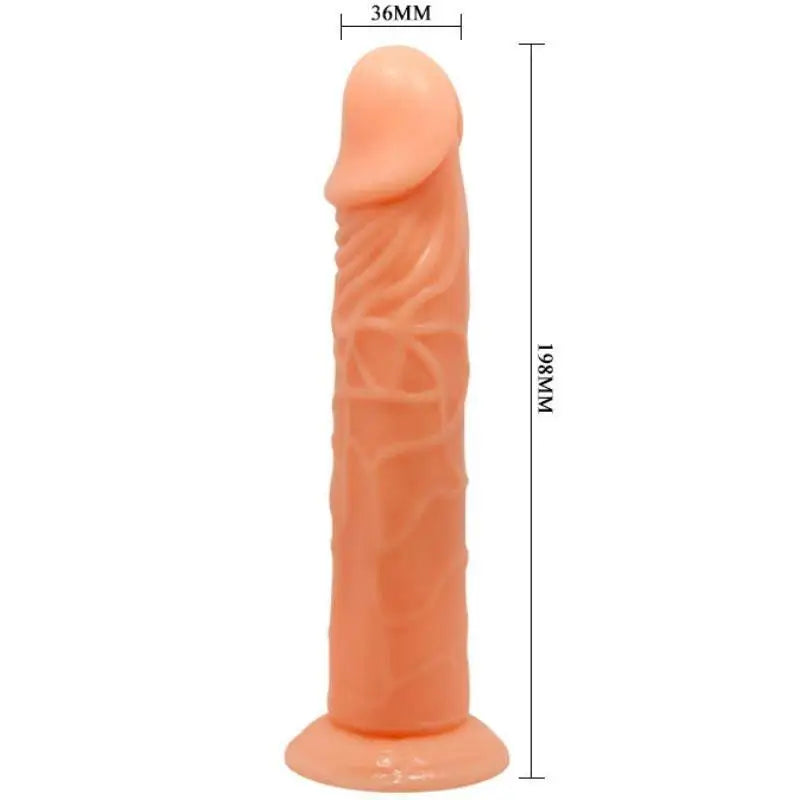 BAILE - CONSOLADOR VIVE REALISTIC 19.8 CM COR NATURAL - Sexshoptuga 