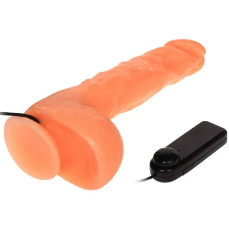 BAILE - DILDO DE VIBRAO DE PÊNIS COM SENSAO REALÍSTICA DE VIBRAO - Sexshoptuga 