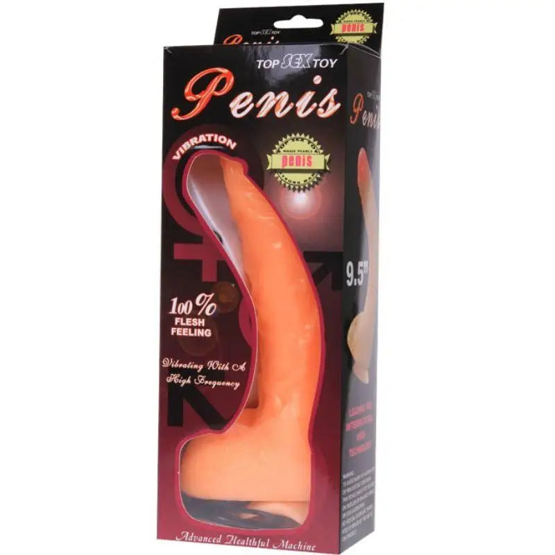 BAILE - DILDO DE VIBRAO DE PÊNIS COM SENSAO REALÍSTICA DE VIBRAO - Sexshoptuga 