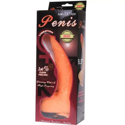 BAILE - DILDO DE VIBRAO DE PÊNIS COM SENSAO REALÍSTICA DE VIBRAO - Sexshoptuga 