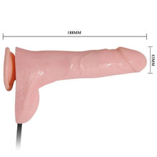 BAILE - DILDO REALISTA INFLÁVEL COM VENTOSA 15 CM - Sexshoptuga  Sexshoptuga 