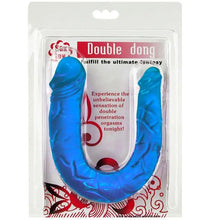 BAILE - DUPLO DONG DILDO DUPLO AZUL - Sexshoptuga  Sexshoptuga 