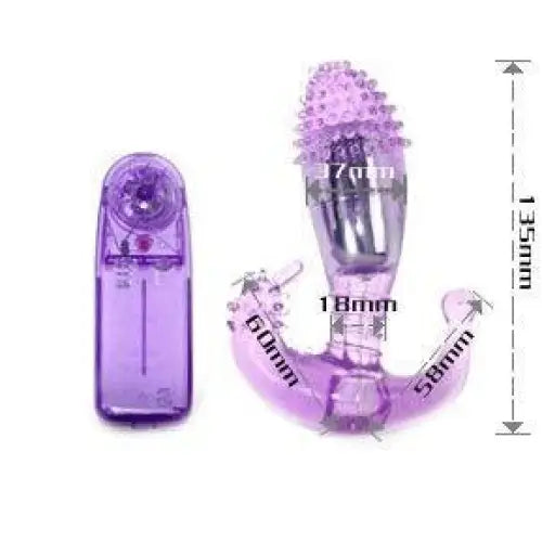 BAILE - ESTIMULADOR VAGINAL E ANAL COM VIBRAO - Sexshoptuga 