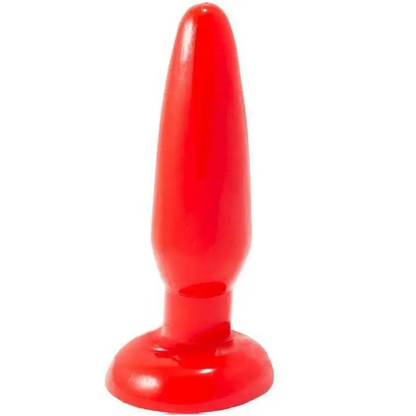 BAILE - PLUG ANAL PEQUENO VERMELHO 15 CM - Sexshoptuga 