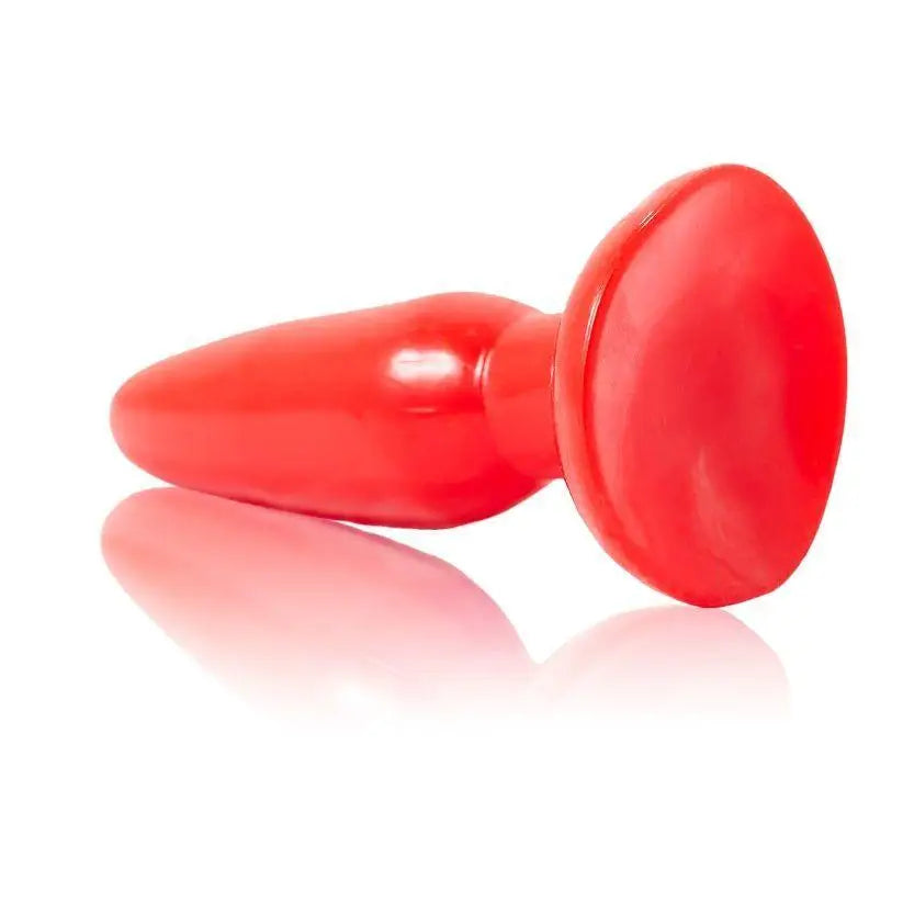 BAILE - PLUG ANAL PEQUENO VERMELHO 15 CM - Sexshoptuga 